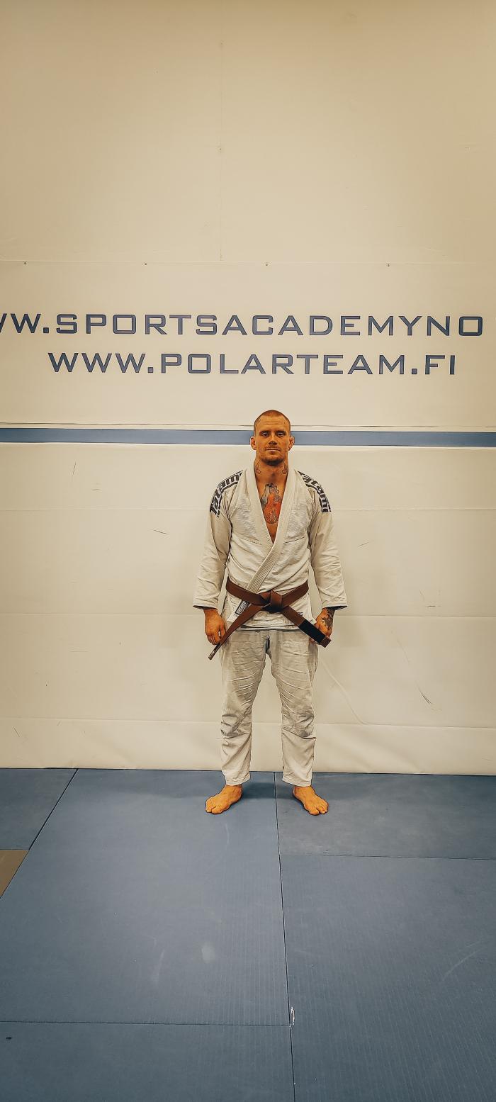 Brown belt · February 13, 2022 · Promoted by Greger Forsell