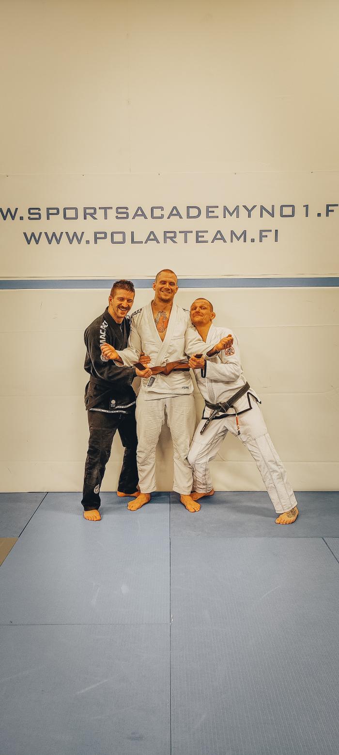 Brown belt · February 13, 2022 · Promoted by Greger Forsell
