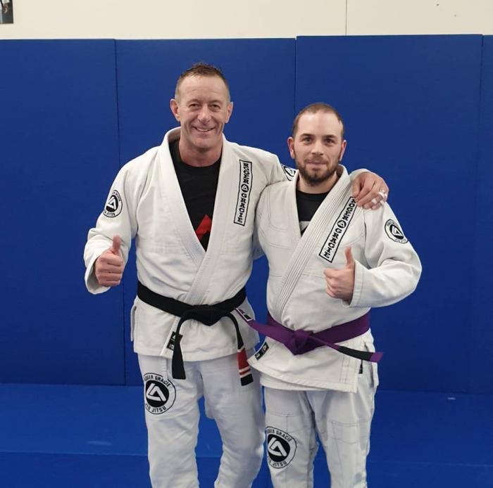 Purple Belt Promotion with Prof. Barry