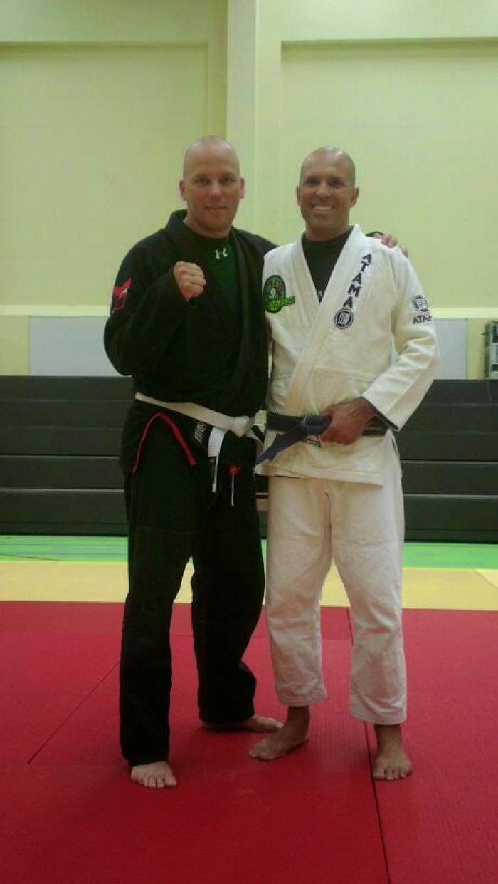 First seminar as a white belt with Royce Gracie