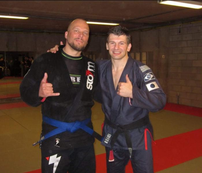 Promoted to blue belt by Bart Creemers