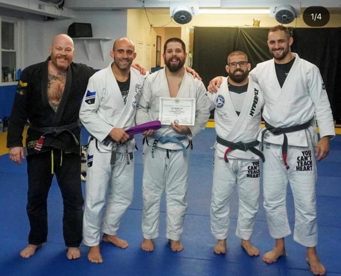 Purple belt · February 10, 2022 · Promoted by Jorge Britto
