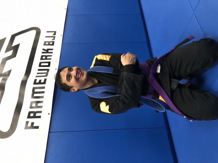 Purple belt · January 5, 2022 · Promoted by Drew Vogel