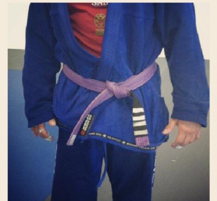 Purple belt · June 12, 2011 · Promoted by Ademir Olivera
