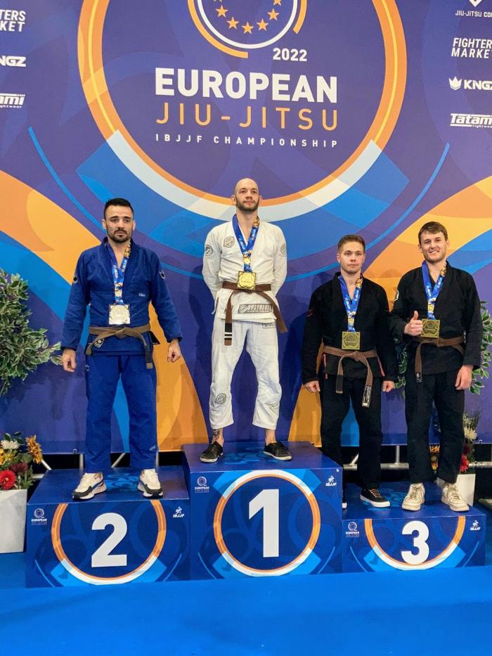 IBJJF Europeans 2022 Champion (M1/Brown/Light)