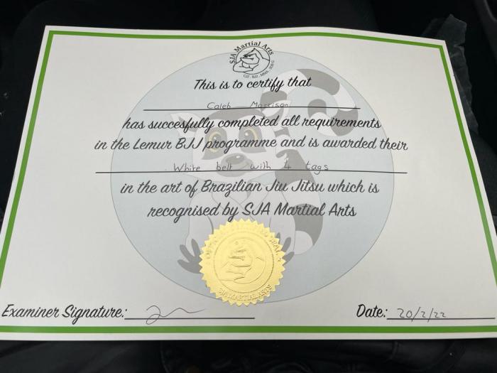 White belt · July 4, 2021