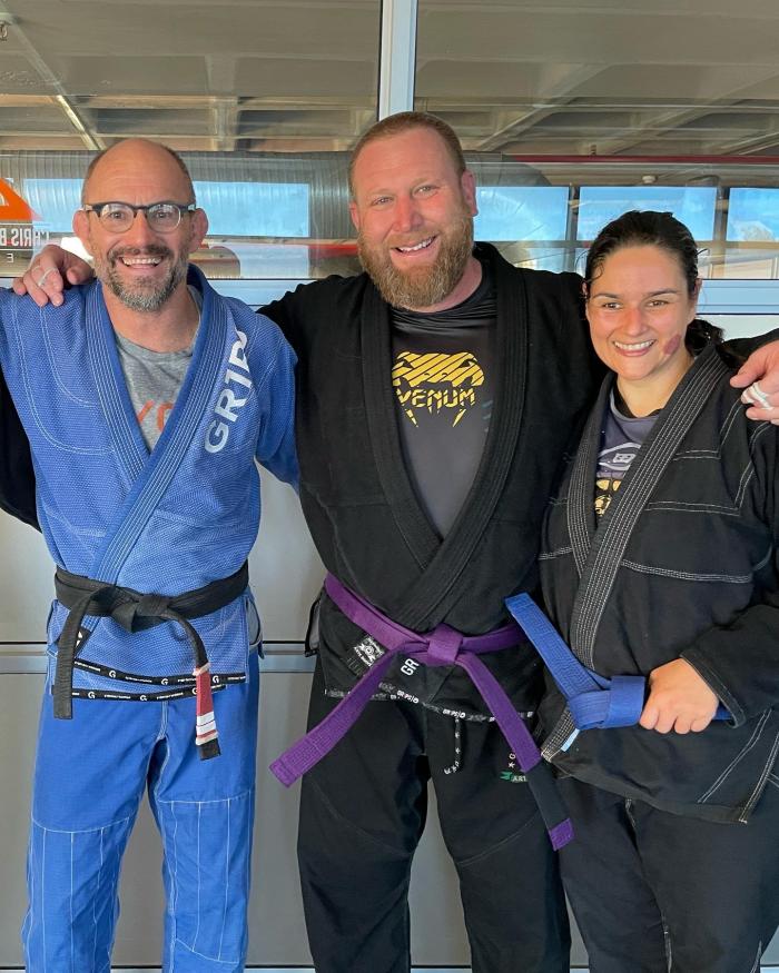 Purple belt · February 19, 2022 · Promoted by Chris Bright