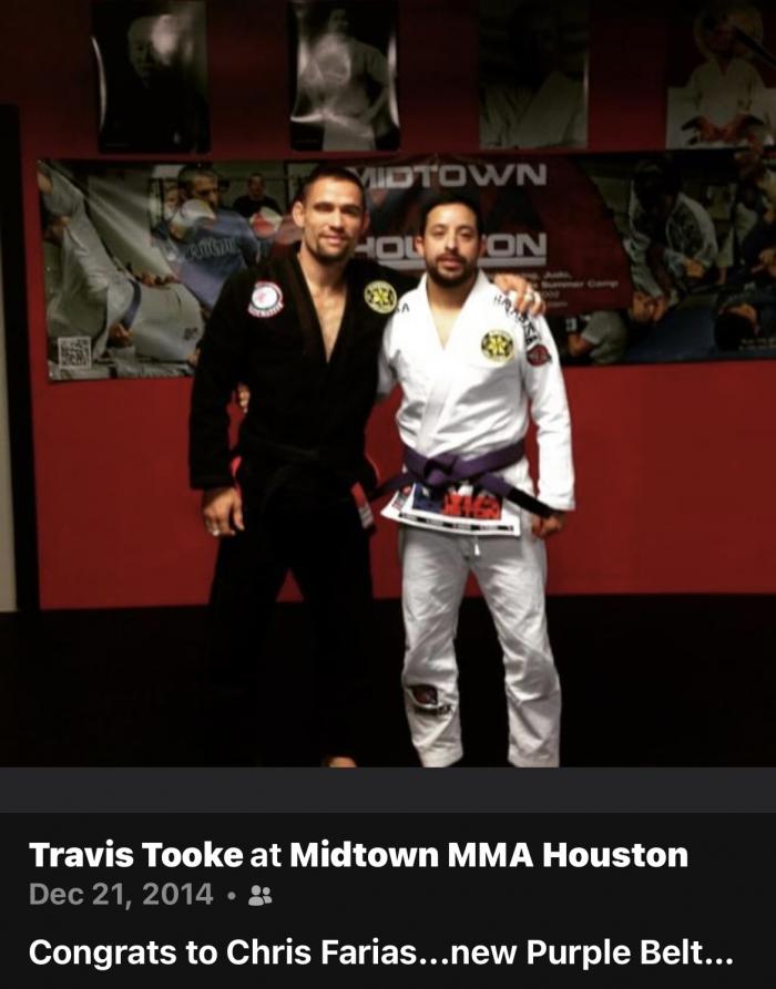 Purple belt · December 20, 2014 · Promoted by Travis Tooke