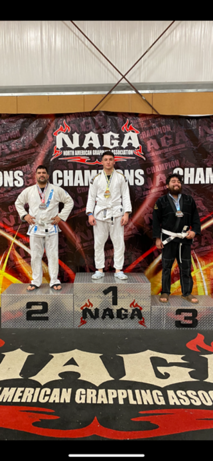 NAGA April 2022 White Belt 2nd Place
