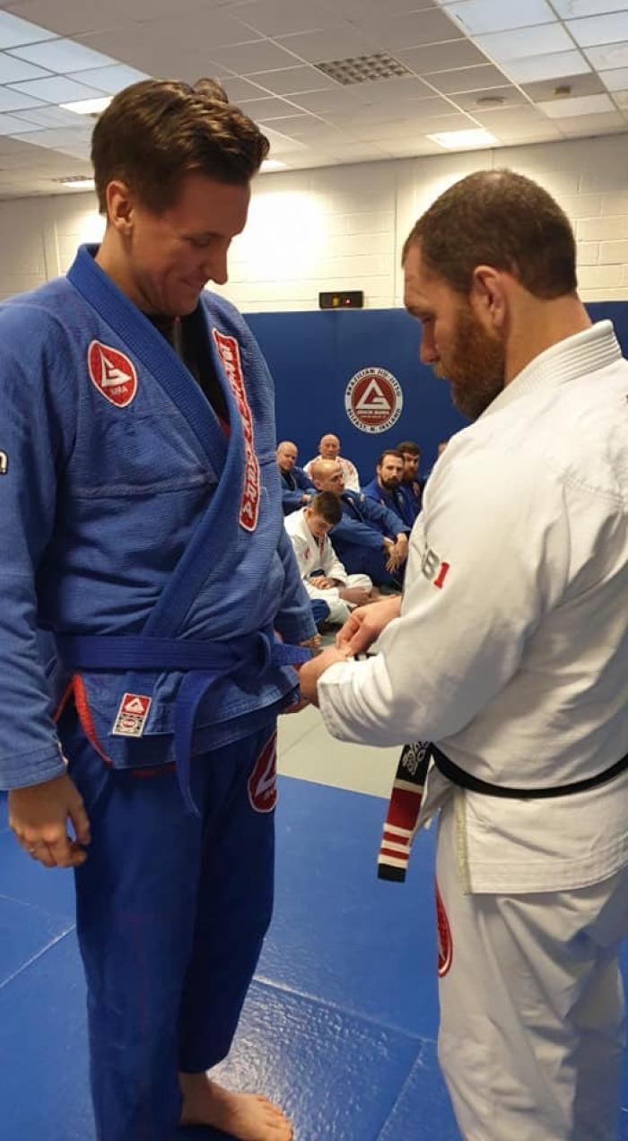 Blue belt · June 13, 2018 · Promoted by Graham Keys