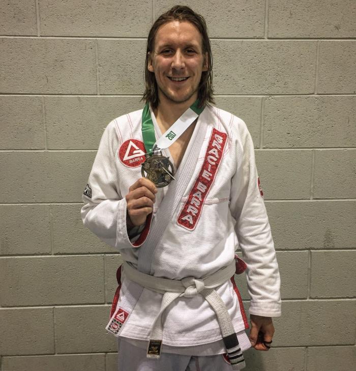 Silver @ Irish Nationals 2017, Adult White Belt Medium Heavy, 05 NOV 2017