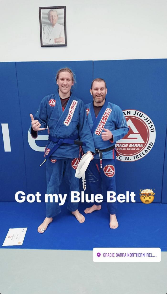 Blue belt · June 13, 2018 · Promoted by Graham Keys