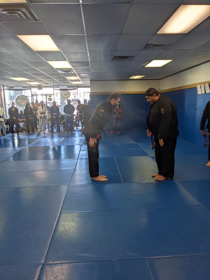 Getting promoted to black belt