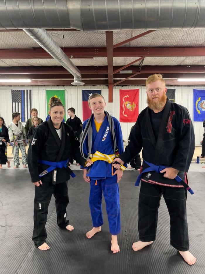Yellow belt · December 16, 2021 · Promoted by Coy Clements