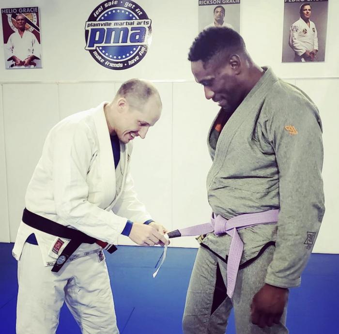 Purple belt · February 12, 2022 · Promoted by Greg Wood