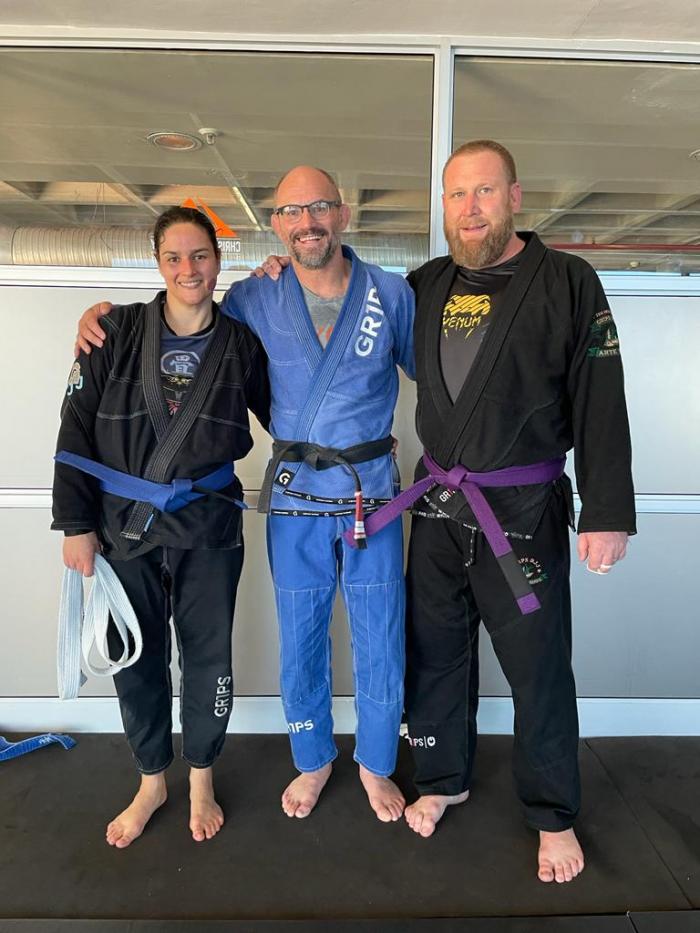 Blue belt · February 19, 2022 · Promoted by Chris Bright