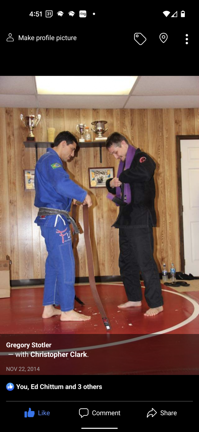 Brown belt · November 22, 2014 · Promoted by Daniel Beleza