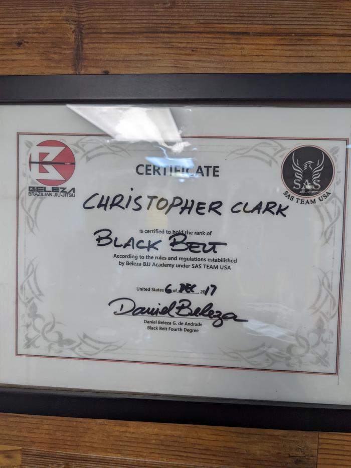 Black belt · November 6, 2017 · Promoted by Daniel Beleza