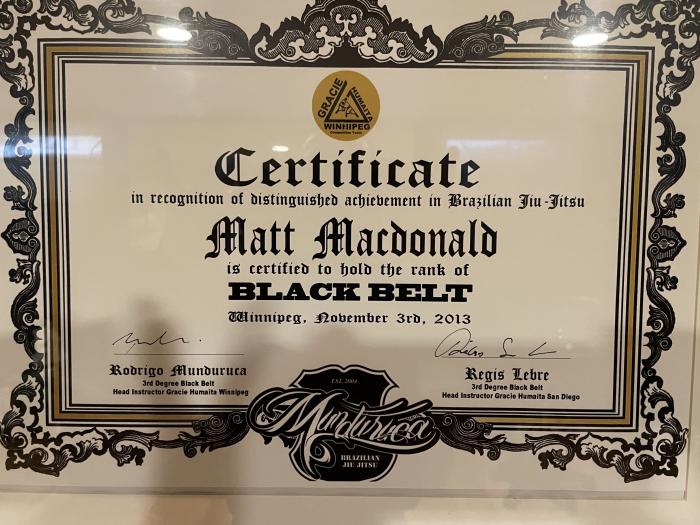 Black belt · November 1, 2013 · Promoted by Rodrigo Munduruca