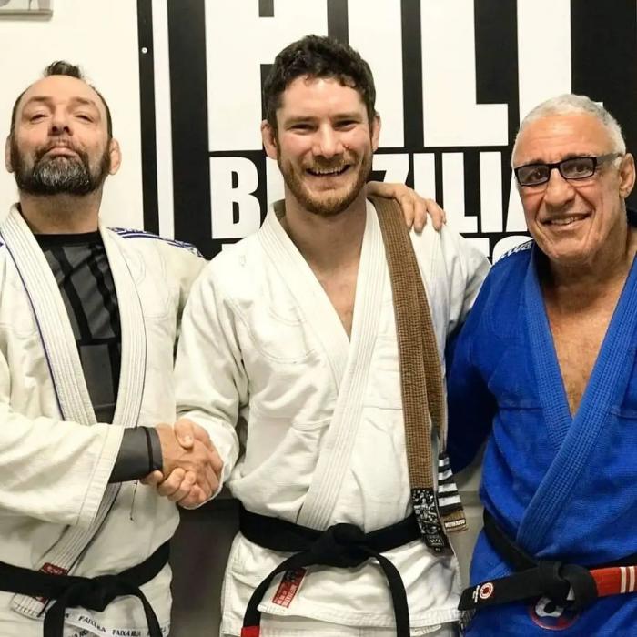 Black belt promotion from my instructor Nick Brooks RIP and Helvecio Penna Neto