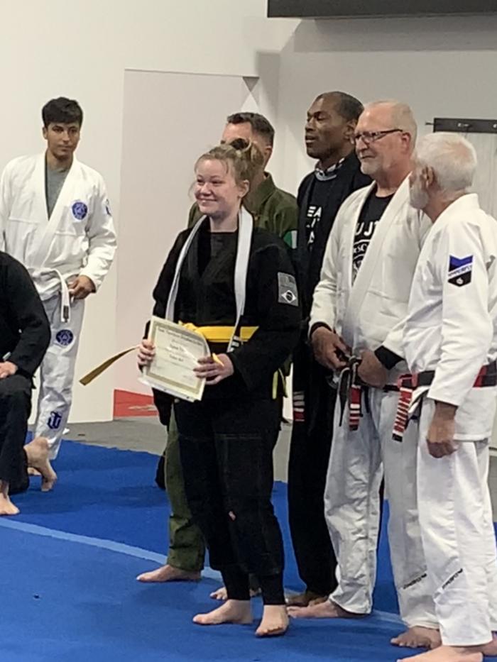 Yellow belt · April 10, 2021 · Promoted by Scott Thompson