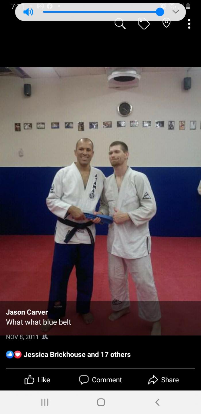 Blue belt · November 8, 2011 · Promoted by Royce Gracie