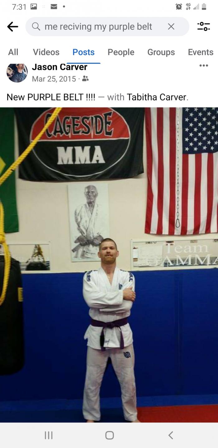 Purple belt · March 15, 2015 · Promoted by James Speight