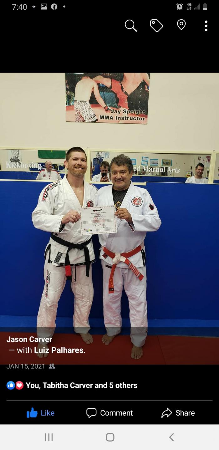 Black belt · January 15, 2021 · Promoted by Luiz Palhares