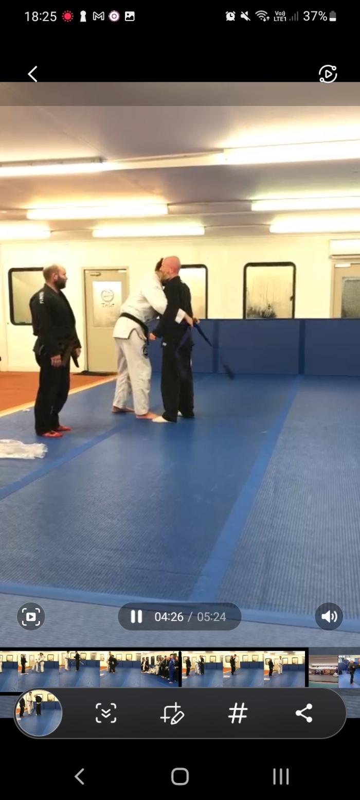 Blue belt · November 13, 2019 · Promoted by Chris Fensom