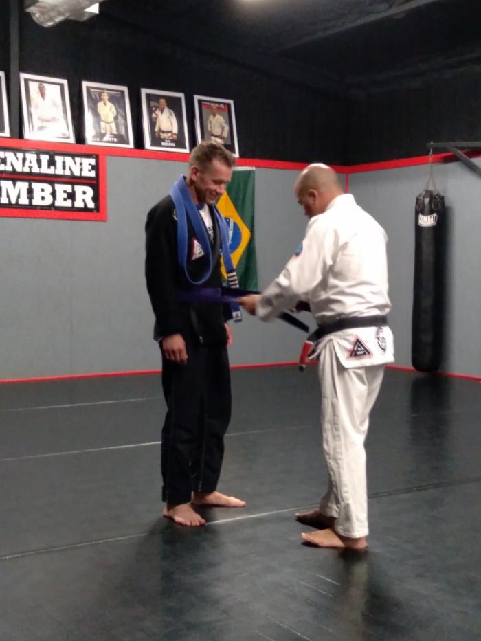 Purple belt · March 10, 2022 · Promoted by Tony Cruz