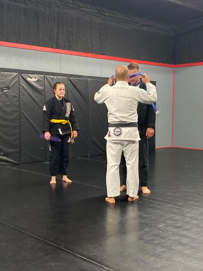 Purple belt · March 10, 2022 · Promoted by Tony Cruz