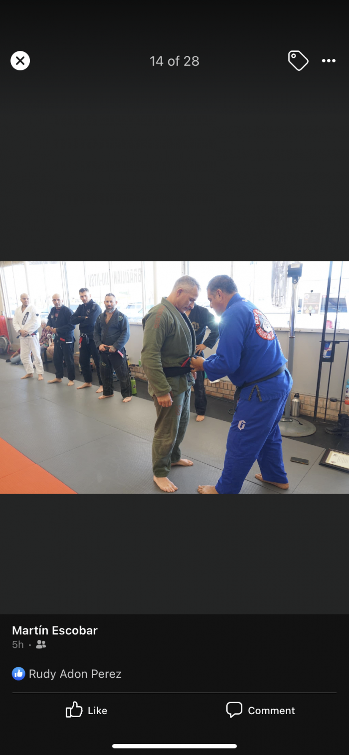 Black belt · December 18, 2021 · Promoted by Professor Martin Escobar