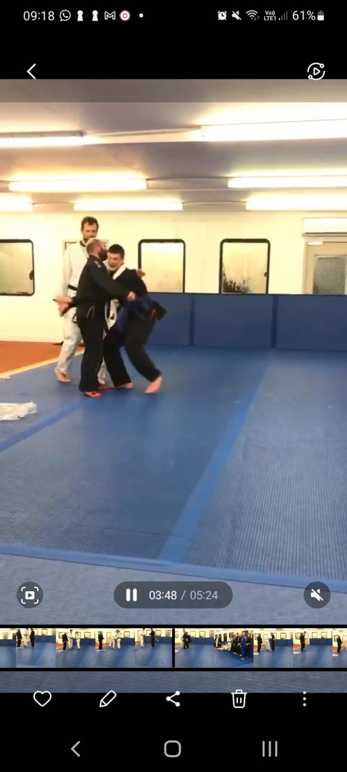 Blue belt · November 13, 2019 · Promoted by Chris Fensom
