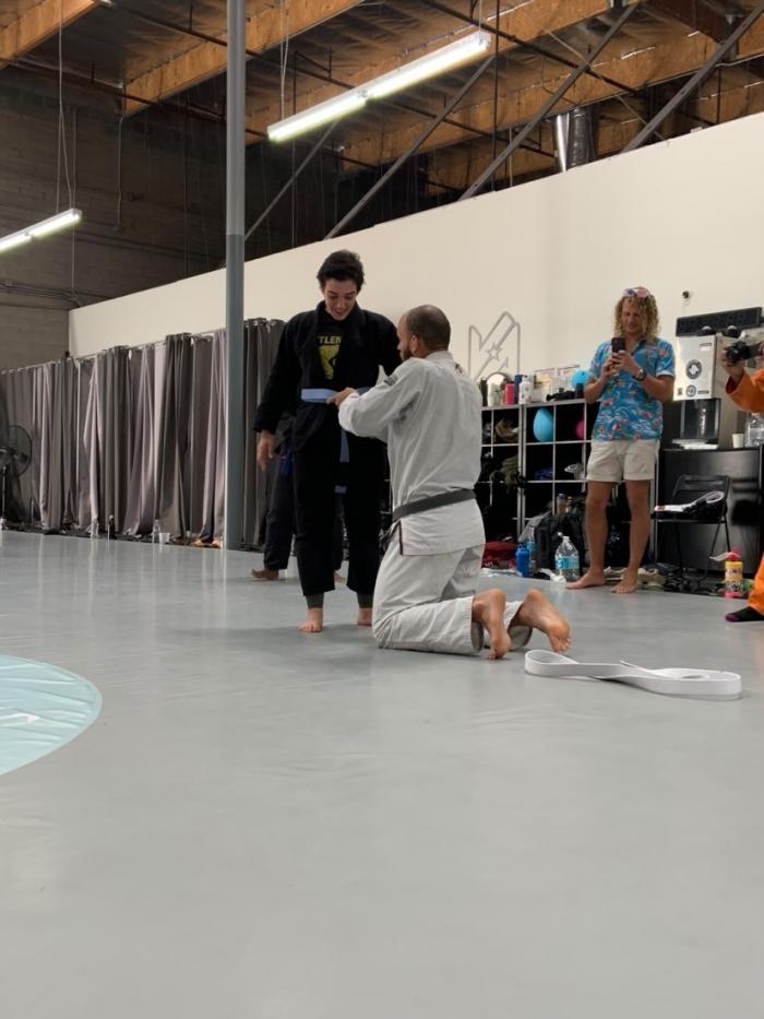 Blue belt · March 12, 2022 · Promoted by Charles Harriott