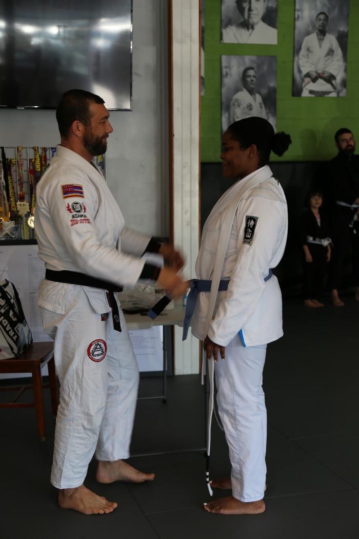 Blue belt · March 5, 2022 · Promoted by Jamie Williams