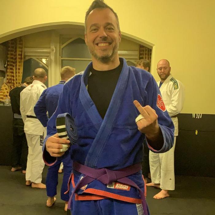 Purple belt · January 25, 2020 · Promoted by Brian Livie