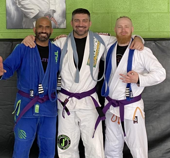 Purple belt · March 5, 2022 · Promoted by Jamie Williams