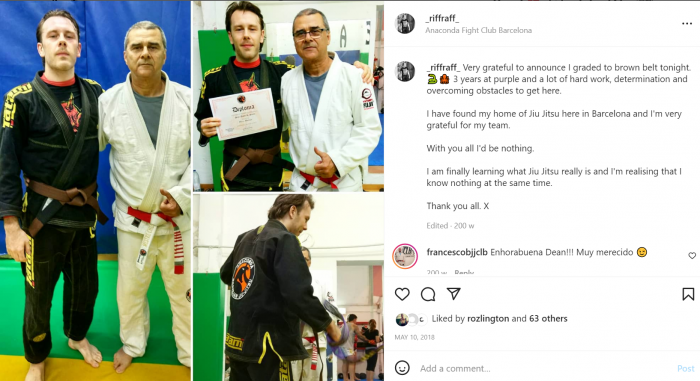 Brown belt · May 9, 2018 · Promoted by Chen Moraes 8th Degree Faixa Coral   (Almir Itajahy de Moraes)