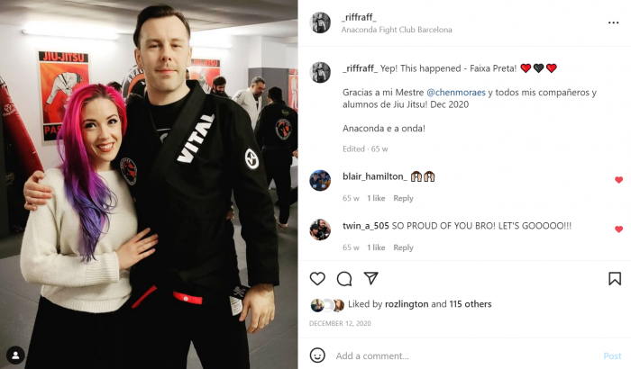 Black belt · December 11, 2020 · Promoted by Chen Moraes 8th Degree Faixa Coral  (Almir Itajahy de Moraes)