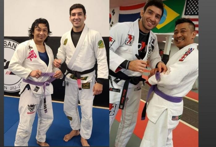 Purple belt · August 19, 2019 · Promoted by Paolo Santana
