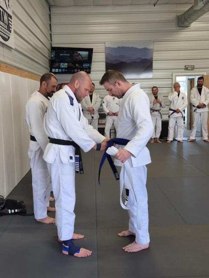 Blue belt · March 19, 2022 · Promoted by Steve Hall