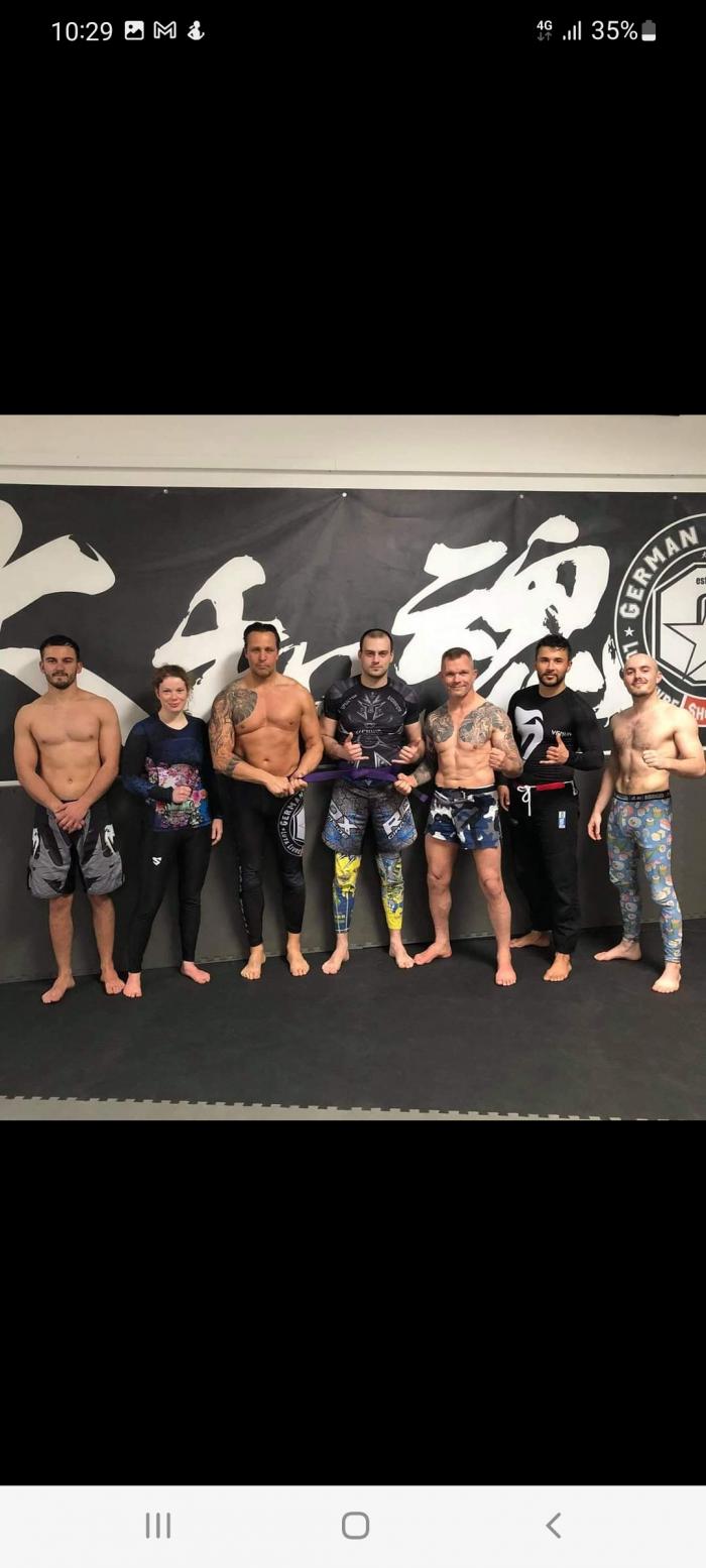 Promotion to purple Belt  in both LL und BJJ