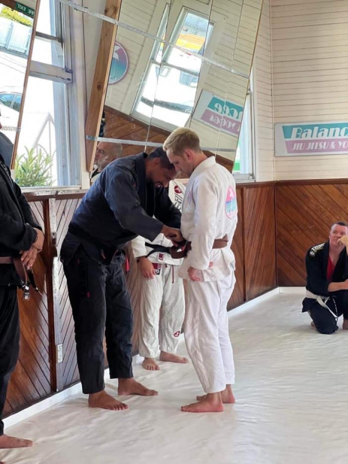 Brown belt · March 5, 2022 · Promoted by Eldon Paea
