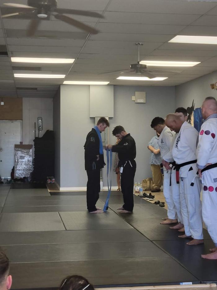 Blue belt · January 1, 2022 · Promoted by Spencer Mumme