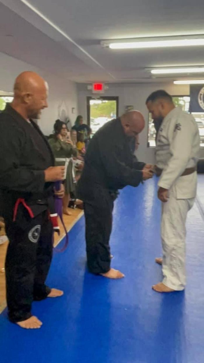 Brown belt · October 25, 2021 · Promoted by Justin Del Real