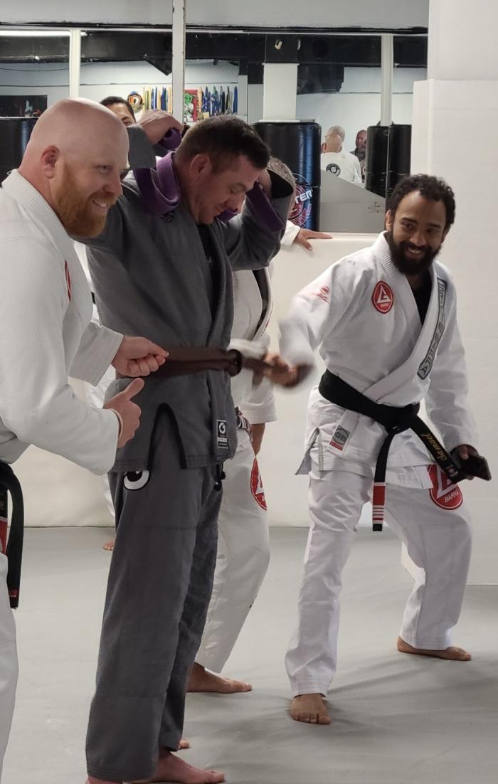 Brown belt · March 27, 2022 · Promoted by Cody Hudson