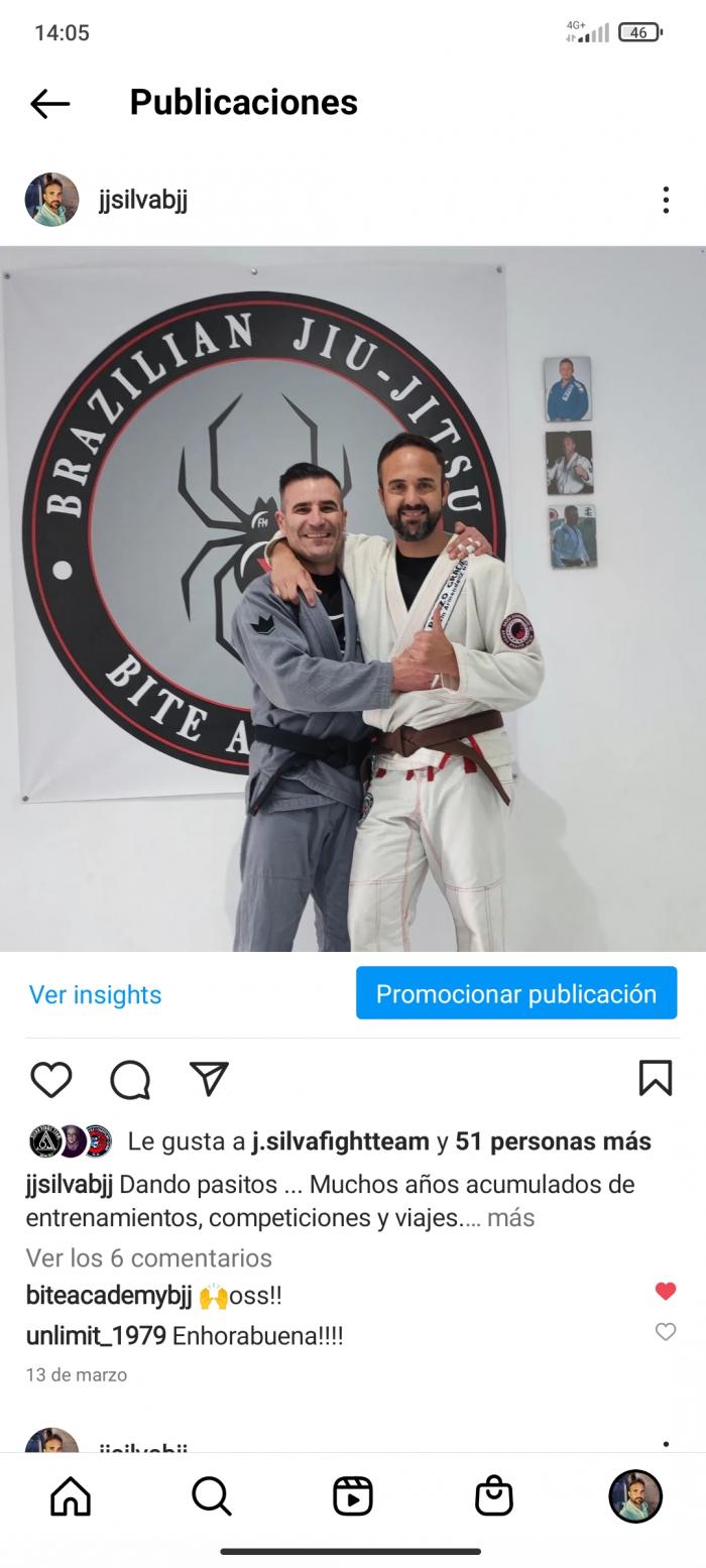 Brown belt · March 13, 2022 · Promoted by Fran Martinez