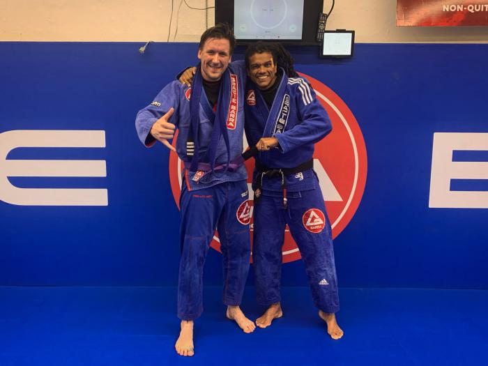 Purple belt · April 1, 2022 · Promoted by Prof. Leonard Henrique Oliveira Da Silva