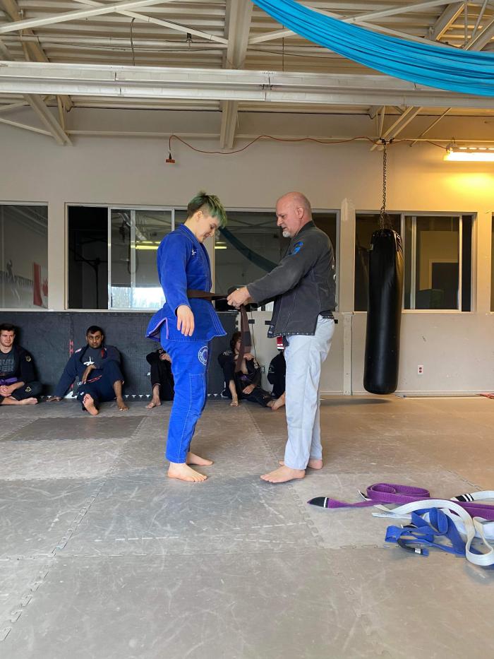 Brown belt · April 1, 2022 · Promoted by Mark McClure