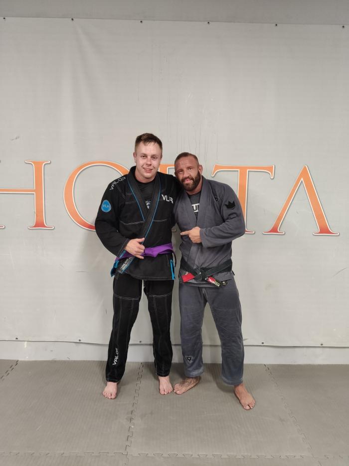 Purple belt · September 16, 2020 · Promoted by Adrian Ratajczak